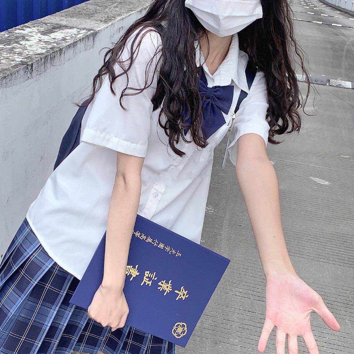 student shirt top uniform female school sense suit