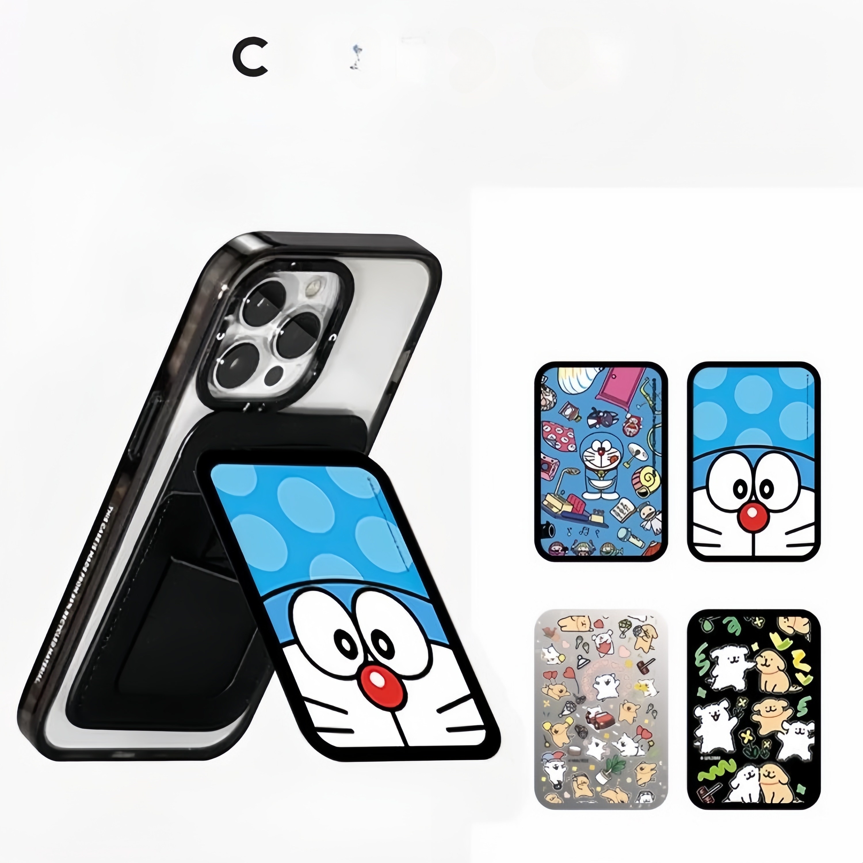 C家原版潮牌新款磁吸卡包支架适用苹果17Magsafe兼容磁吸通用支架