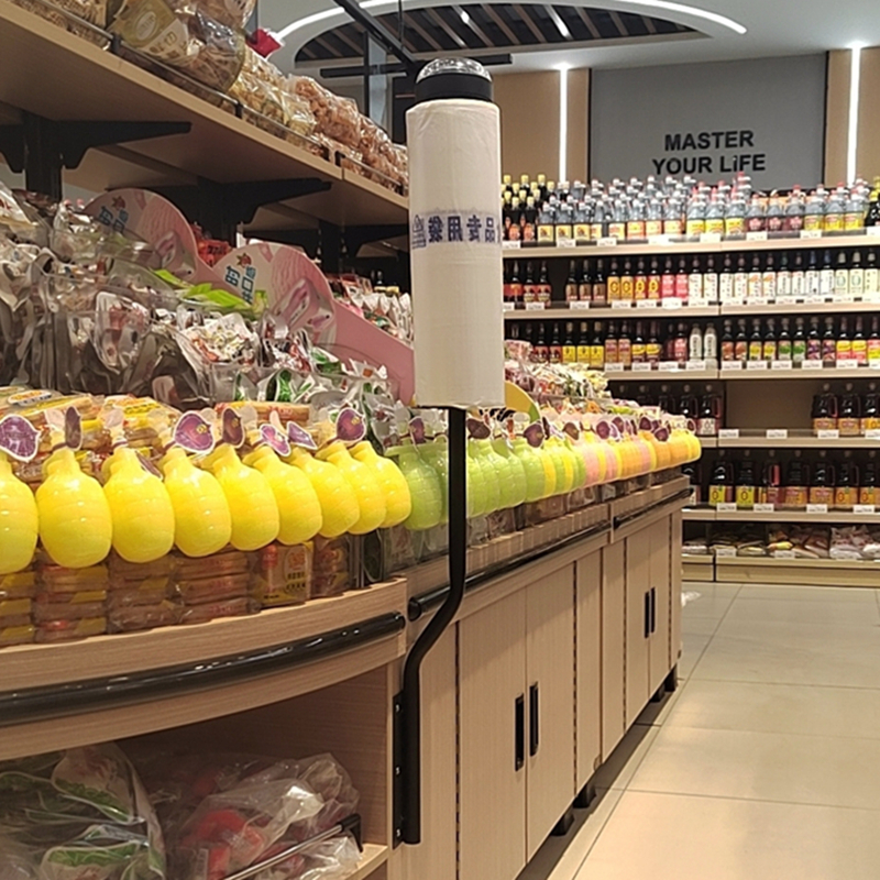 超市连卷袋支架货架柜台散称食品保鲜袋专用放置架挂式挂架带湿手