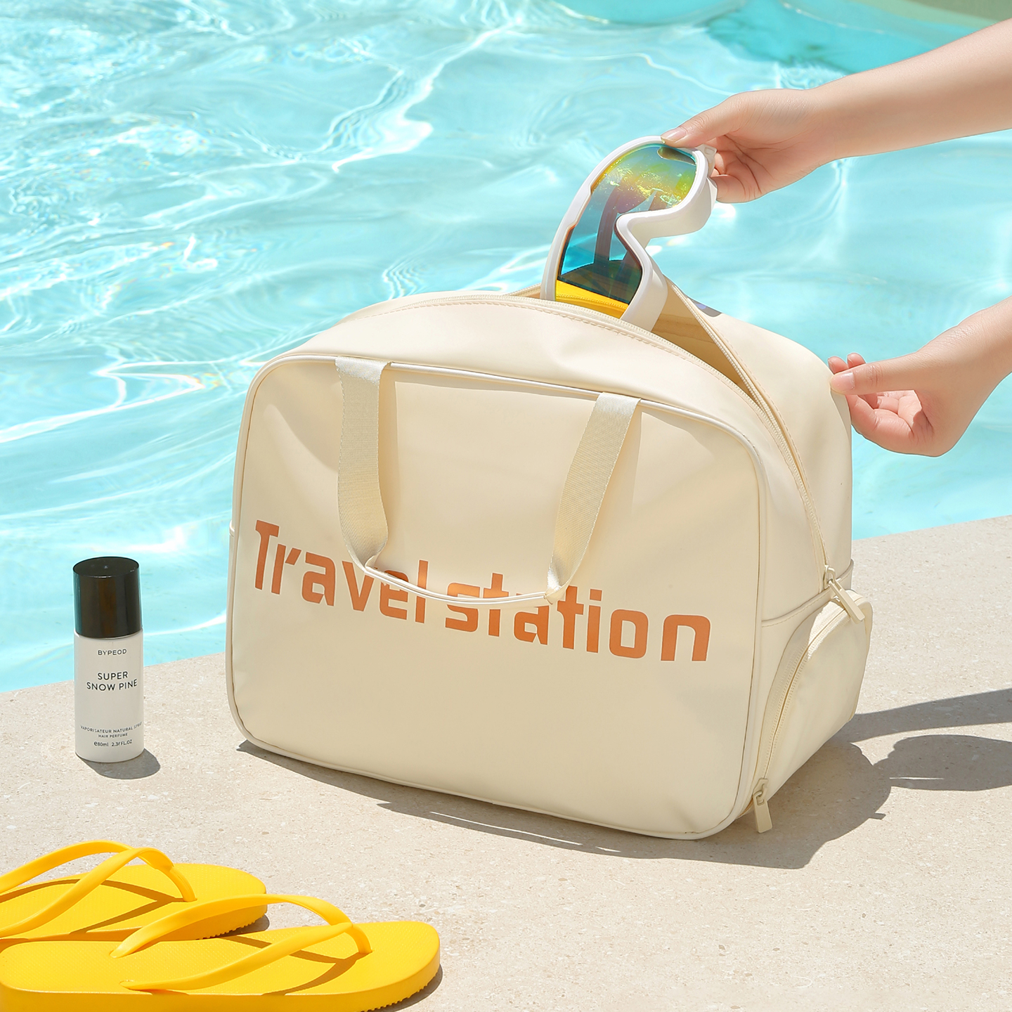 干湿分离洗漱包出门旅行必备神器