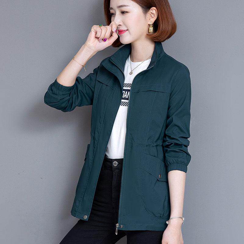 Áo Gió Nữ Mẫu Ngắn Vừa Áo Khoác Áo Khoác Ngắn Mẫu Mới Mẫu Hot Năm 150 Cho Người Nhỏ Bé Thấp 2022 Mẫu Xuân Thu Cho Nữ