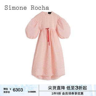 泡泡袖 连衣裙2023秋冬新品 Rocha女装 Simone 古典气质蓬蓬娃娃裙