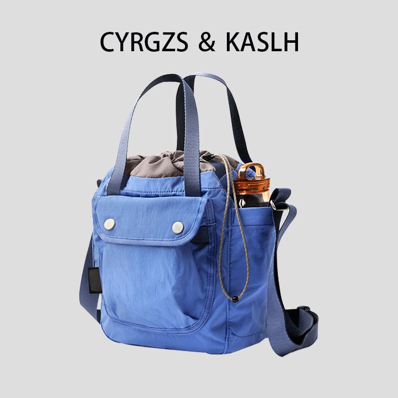 CYRGZS＆KASLH2025新款小包多功能帆布包男女通勤休闲轻便斜挎包