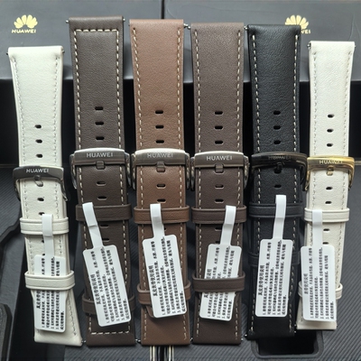 适用华为watch4pro/watch3pro/buds/GT5/GT4/GT3原装二手真皮表带