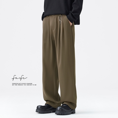 FAFC柔软顺垂休闲裤西裤
