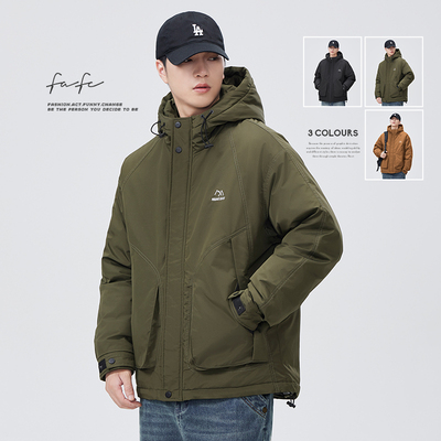 FAFC白鸭绒加厚保暖羽绒服