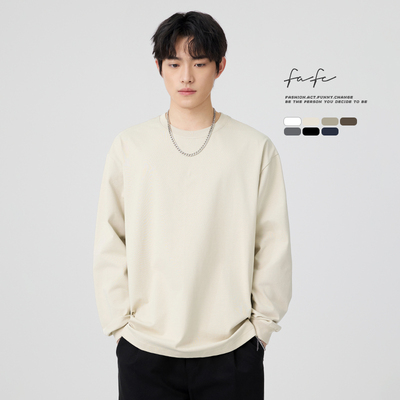 FAFC纯棉柔软舒适亲肤内搭T恤