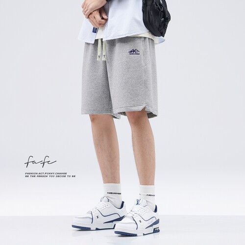 FAFC柔软舒适纯色运动短裤