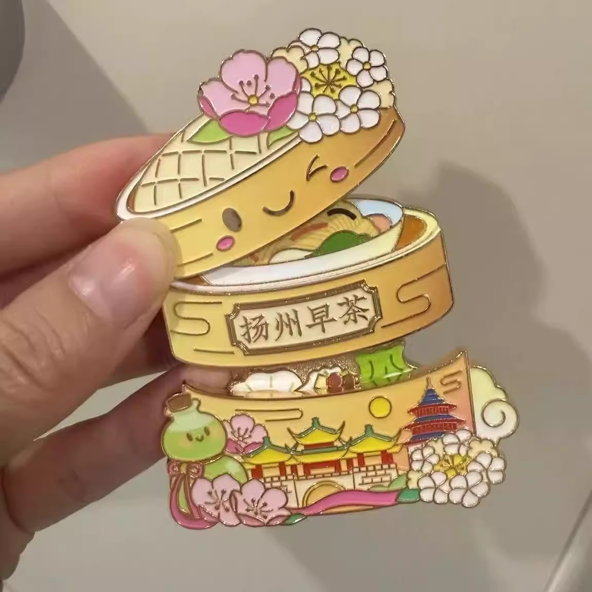 揚州爆款小吃系列冰箱貼念伴手禮
