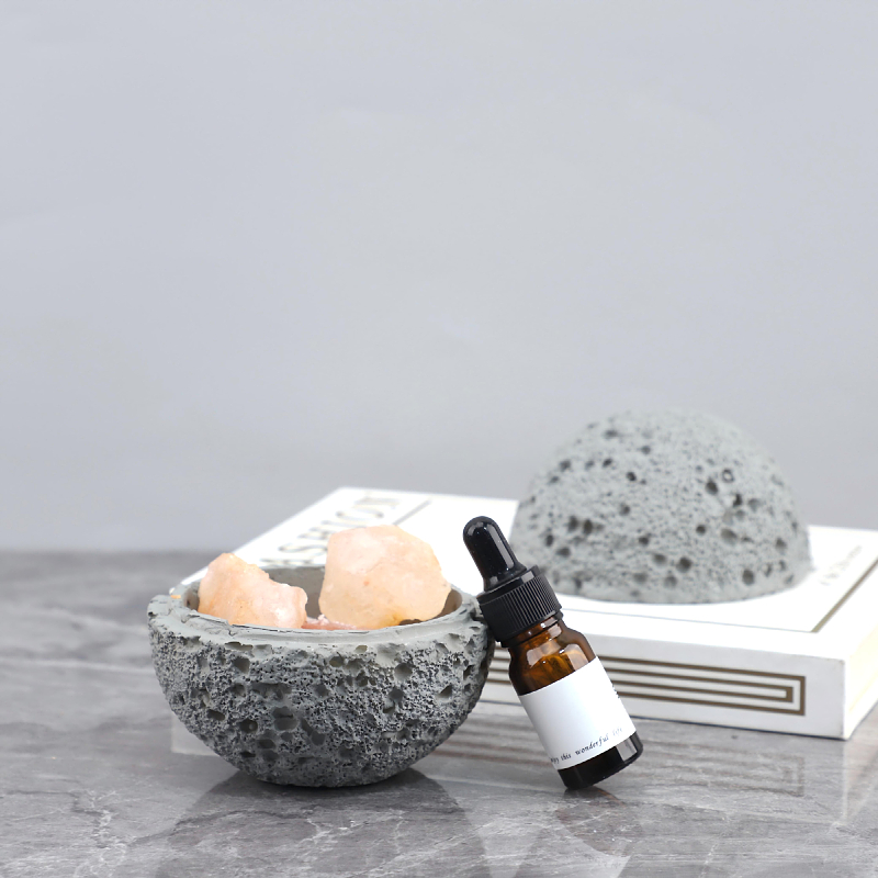 仿洞石纹树脂香薰扩香器装饰摆件
