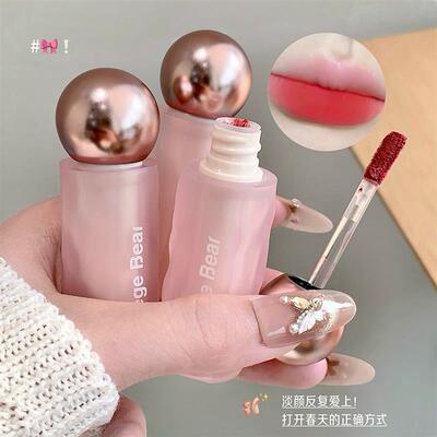 GegeBear绒雾固色唇泥春夏元气雾面哑光显色持妆唇釉口红女美妆