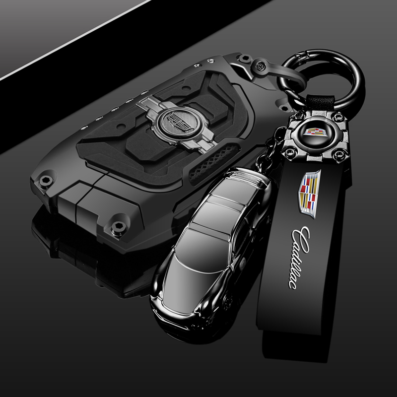 装甲男士凯迪拉克钥匙套夜光合金