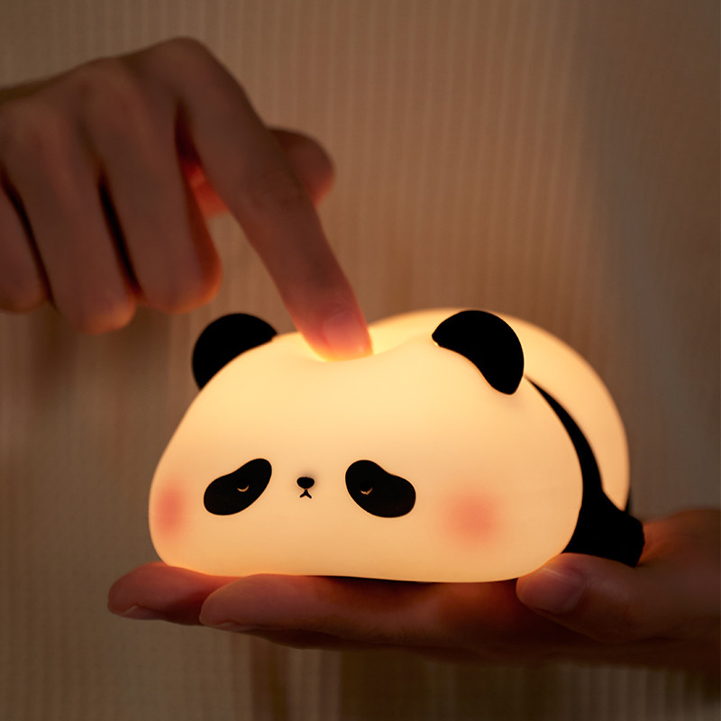 EGOGO胖达熊猫小夜灯超解压神器图片