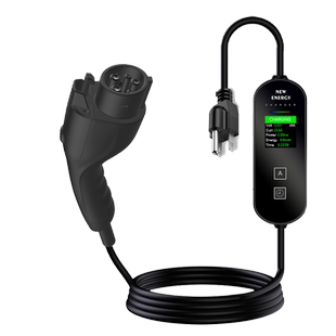 台湾J1772北美标TYPE1TYPE2旅行随车充电枪110V220V电动汽车50P