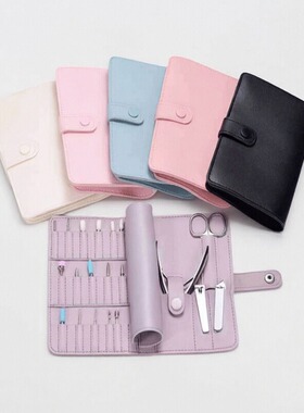 NAIL DRILL Holder指甲打磨头收纳包美甲工具保护皮套收纳卡套