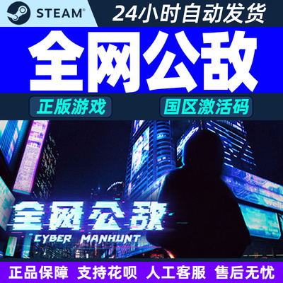 Steam 全网公敌 Cyber Manhunt 国区激活码CDKEY 正版PC游戏
