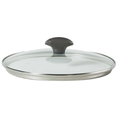 TVS不锈钢圈玻璃盖-黑色顶珠