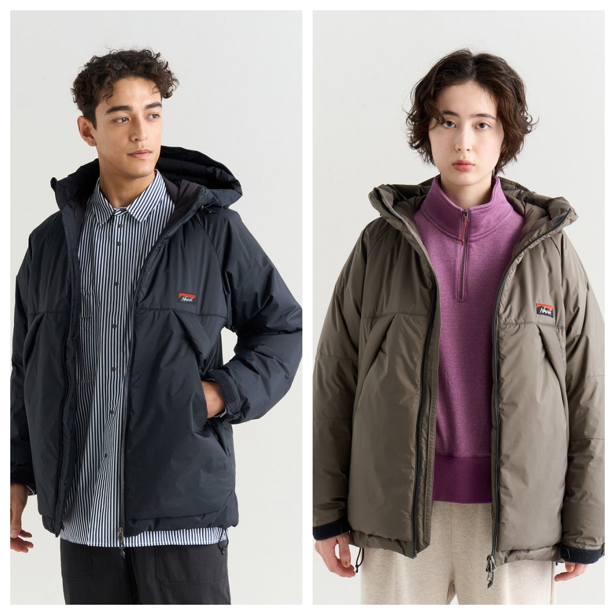 日本限定联名款西班牙鸭绒羽绒服