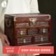老挝大红酸枝木三金珠宝结婚饰品盒订婚礼物 首饰盒收纳盒2023新款