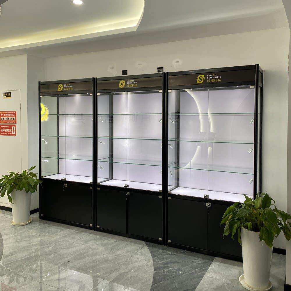 玻璃展示柜样品陈列柜产品展示架手办奖品礼品柜公司柜台展示柜