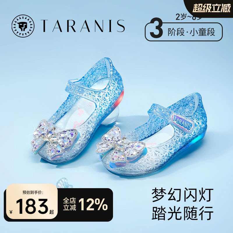 夏季新款闪灯水晶鞋泰兰尼斯图片