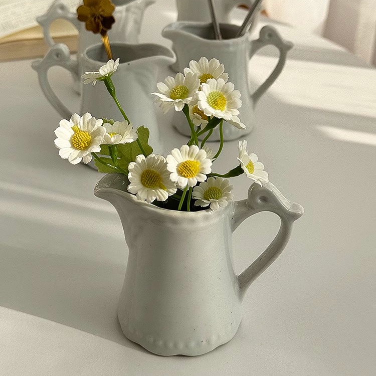 出口老货陶瓷置物罐奶壶小花瓶