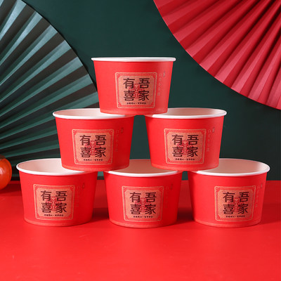 一次性碗餐盒饭碗食品级龙年外卖