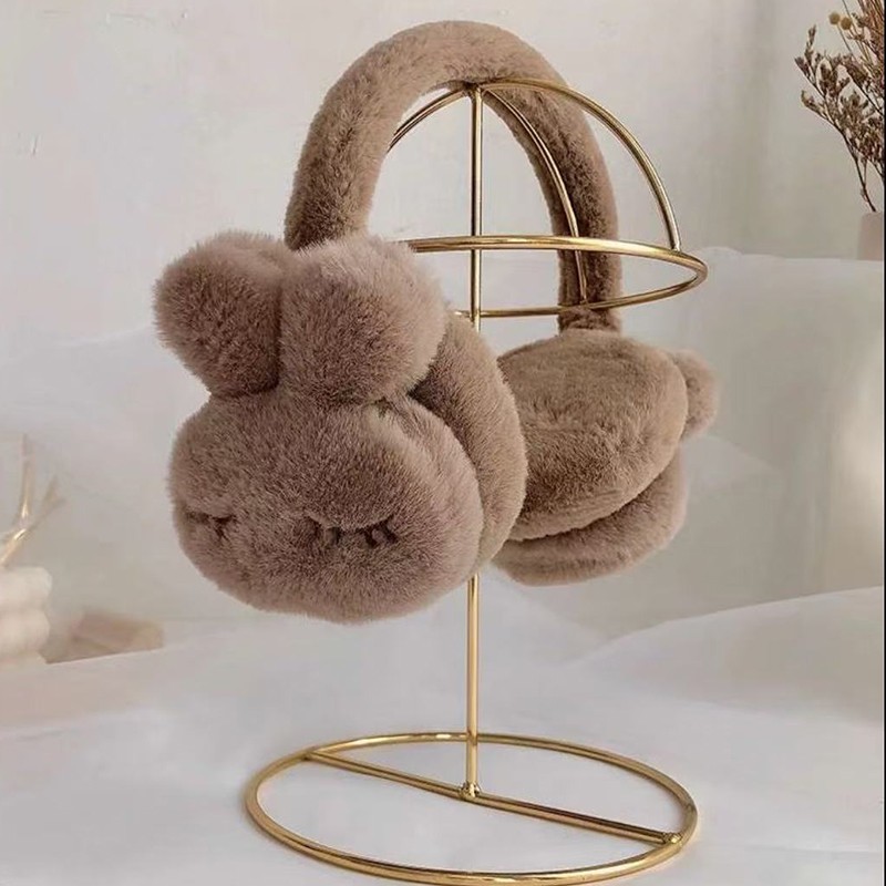 冬季耳罩可爱保暖猫耳朵护耳毛绒