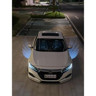 天使之翼迎宾灯车门灯特斯拉奥迪汽车投影车内氛围感装饰