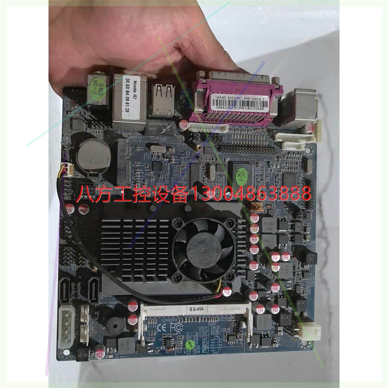 【议价】atom 凌动d525 dc 12v 主板 com2 工控