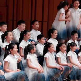 六一儿童节童声中小学生合唱团演出服男女童舞蹈诗歌朗诵表演服装