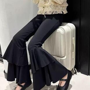 少儿模特t台走秀潮服女童形体训练练功服表演服春季新款演出服