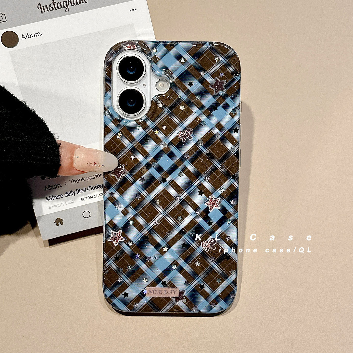 适用于iPhone亚克力ins手机壳