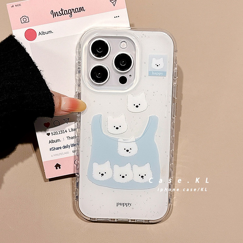 壳侣适用苹果16手机壳iPhone16保护套13/15新款14硅胶17promax全包防摔小众高级感可爱袋子小狗气囊双层软女p,3C数码配件,手机保护套/壳,淘宝优惠券,粉丝福利购,淘宝优惠卷