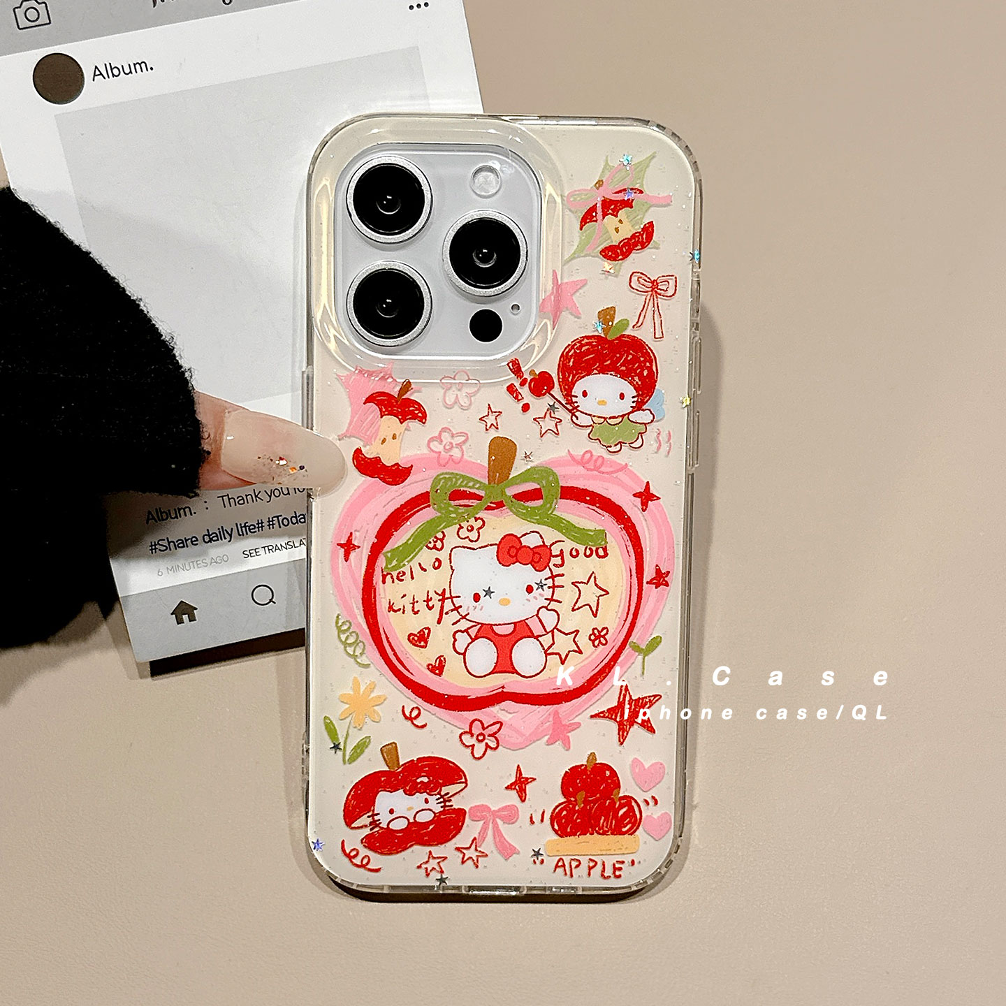 适用于iPhone亚克力ins手机壳