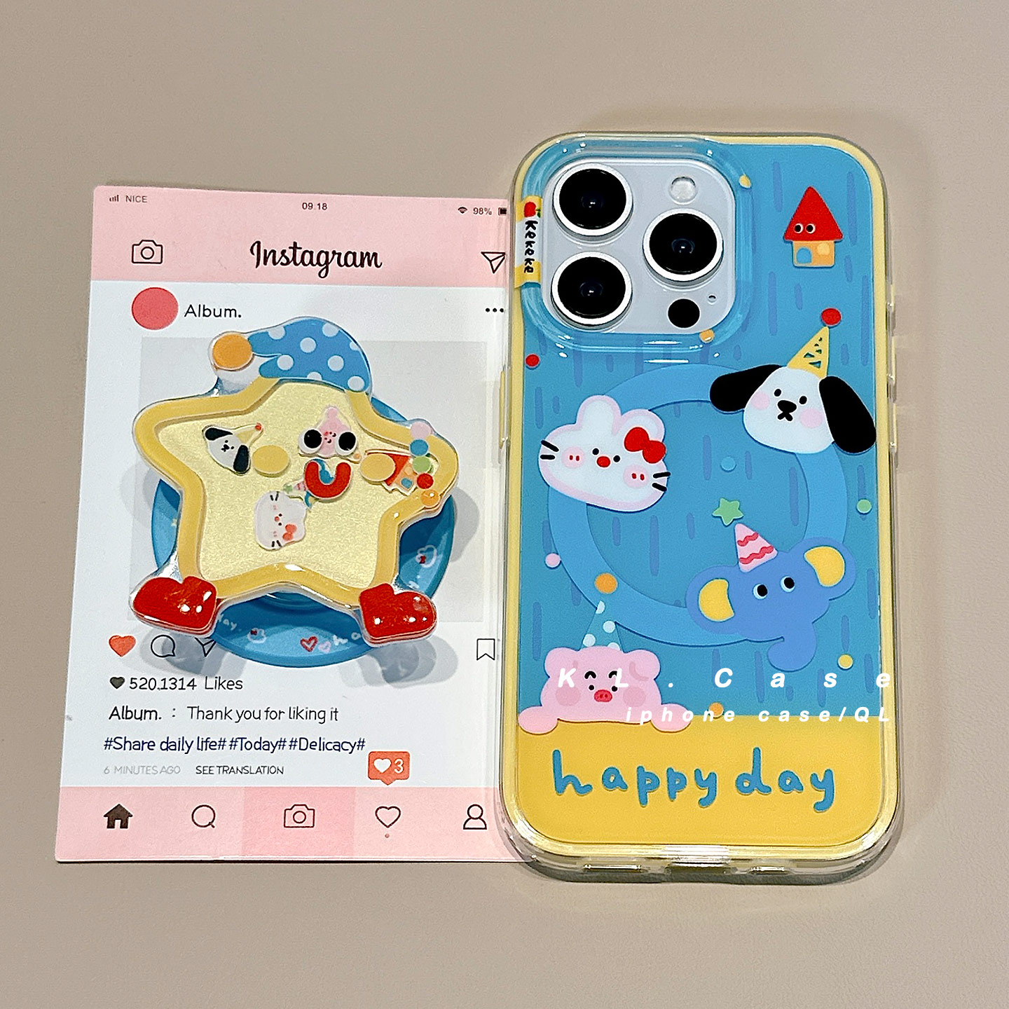 适用于iPhone亚克力小众手机壳