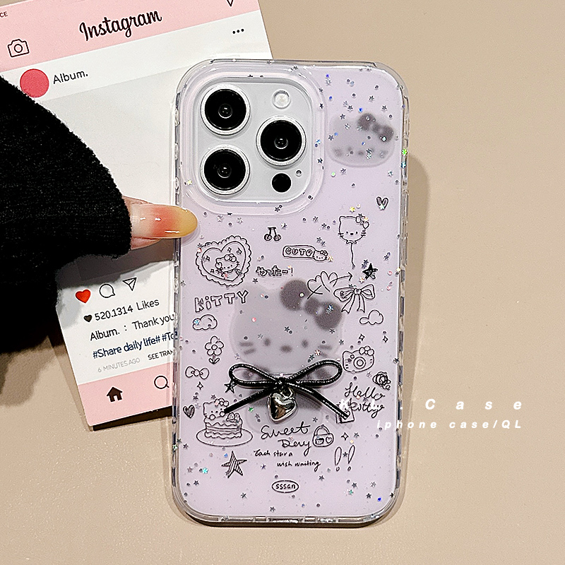 适用于iPhone亚克力可爱手机壳