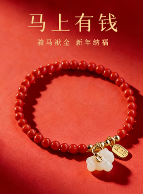 【普陀山祝福】好运南红手串