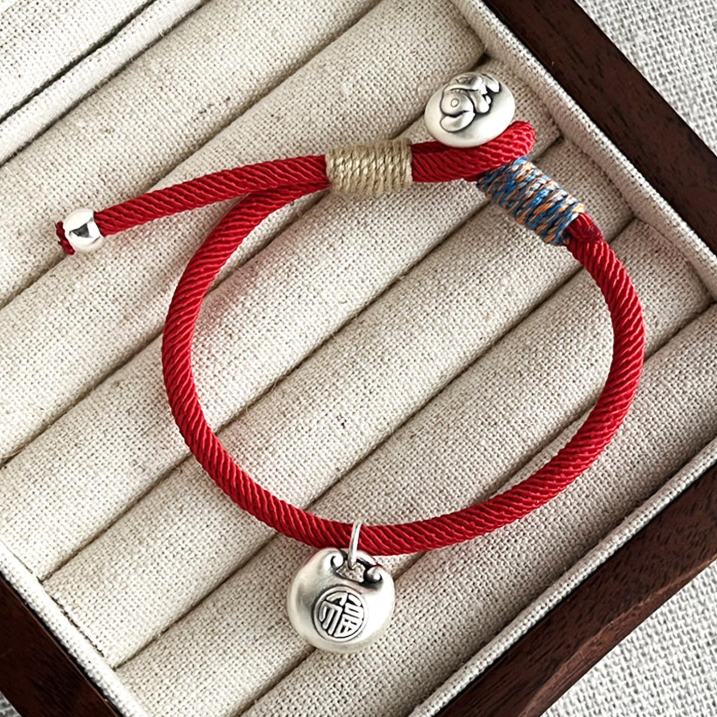 2026马年本命年红绳手链女999纯银小胖福袋转运手工编织红色手绳,饰品/流行首饰/时尚饰品新,手链,淘宝优惠券,粉丝福利购,淘宝优惠卷