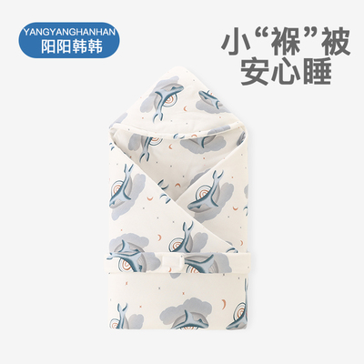 婴儿抱被秋冬襁褓包单新生儿包被