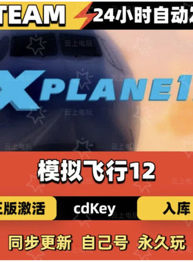 模拟飞行12 Steam正版激活码CDKEY入库全DLC国区在线全球区