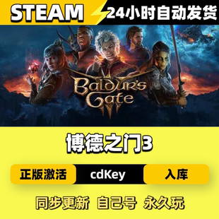 博德之门3 Steam正版激活码CDKEY入库全DLC国区在线全球区