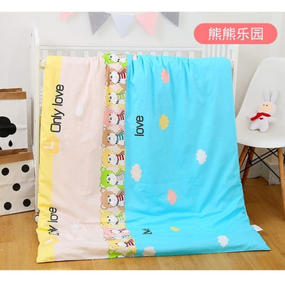 儿童被套单件h卡通纯棉1.2米1.5米幼儿园婴儿宝宝单独被套
