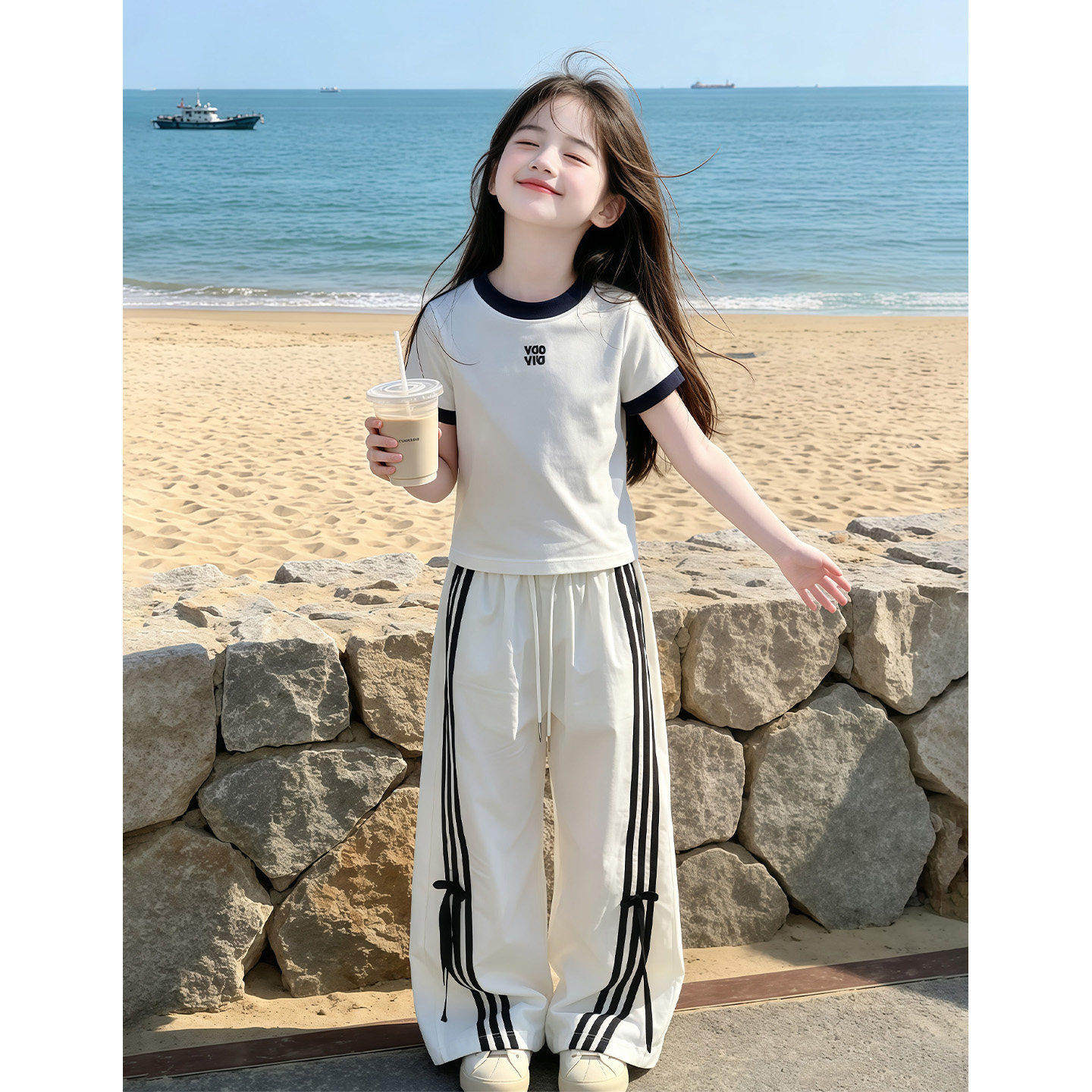 女童夏装运动套装2026新款儿童衣服夏季薄款短袖大童女装韩系穿搭