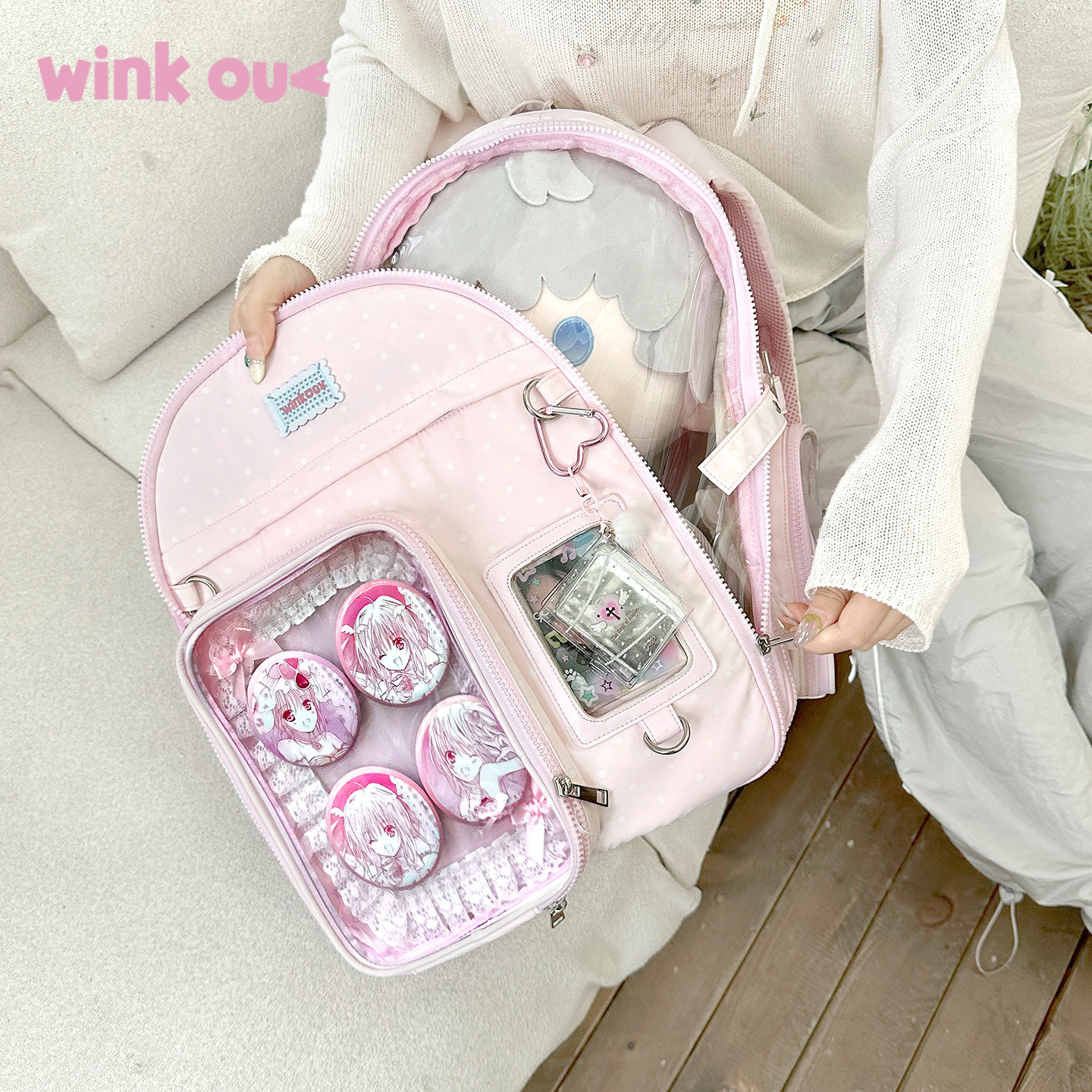 大容量双肩痛包40cm外出娃包书包