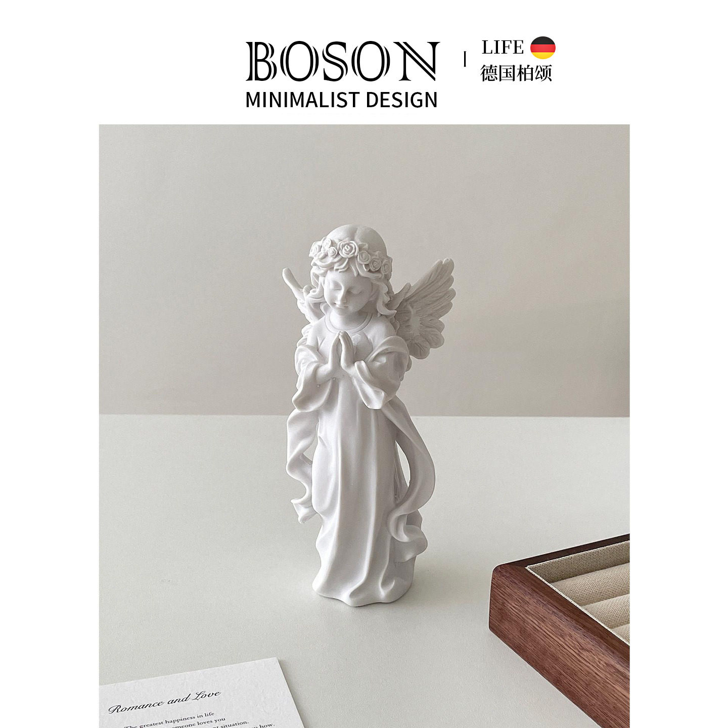 BOSON·Yanqiu·摆件"许愿天使"家居精致装饰氛围感少女心 | 砚秋