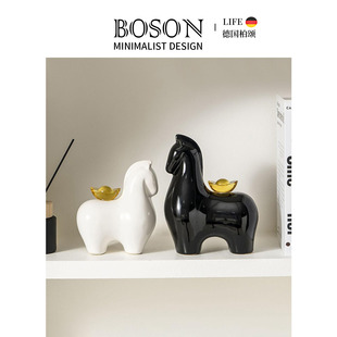 BOSON·Soon·摆件陶瓷酒柜客厅玄关电视柜装饰品桌面摆设 | 马上