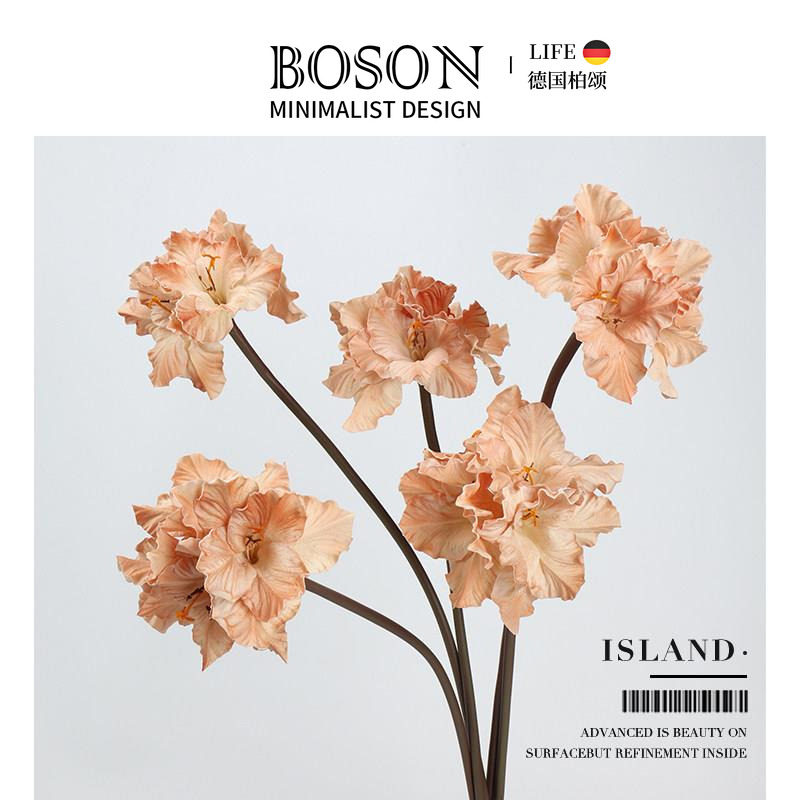 BOSON·Island·仿真花君子兰剑兰客厅插花装饰摆件家居 | 花屿