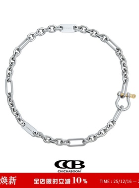 CHICHABOOM马蹄扣不对称钛钢古巴项链BEST ACTOR系列CCB男女同款