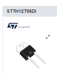 意法半导体 STTH12T06DI 全新原装优势热卖 旺旺询价更优惠